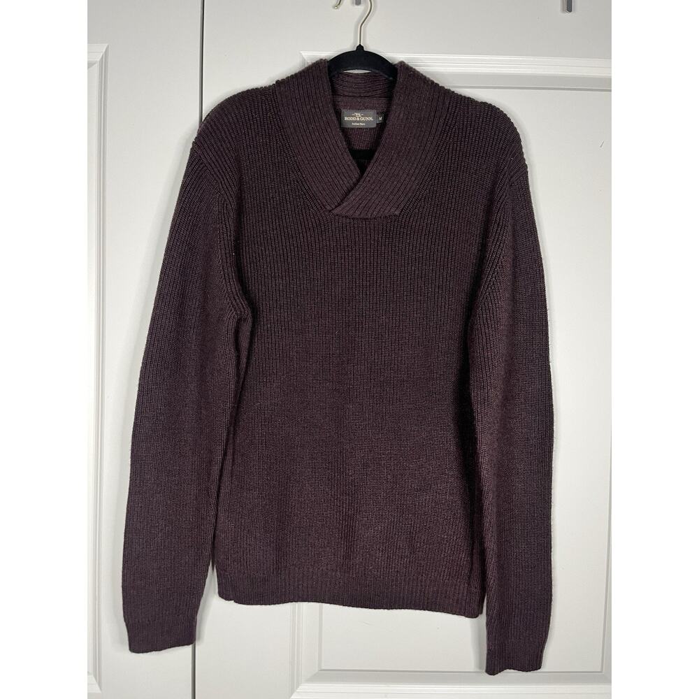 Rodd & Gunn Shawl Collar Cardigan Men’s Size M 100% Extrafine Merino Wool